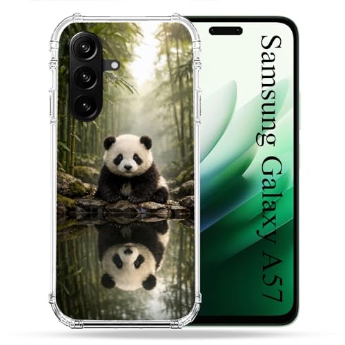 Coque Samsung A57 5G incassable contre les chutes motif panda