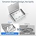 Oralphi 2 Pack Aluminum Retainer Case for Invisalign Aligners, Partial Mouth Guard Case Denture Retainer Container Case Holder with Vent Holes, Slim Orthodontic Aligner Case for Traveling-Silver
