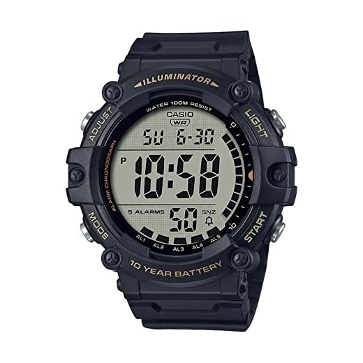 RELOGIO CASIO MASCULINO DIGITAL PRETO AE-1500WHX-1AVDF
