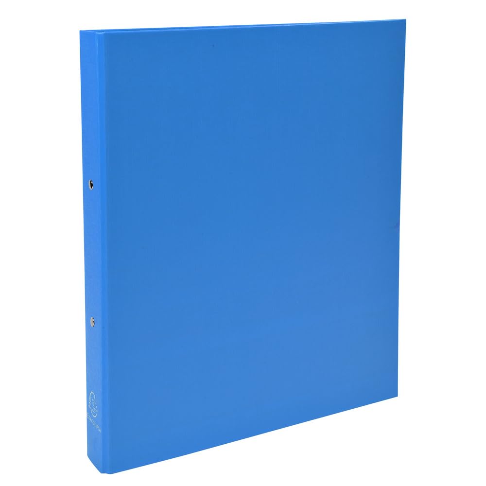 Exacompta - Réf. 54330E - Carton de 20 classeurs rigides rembordés PP - 2 anneaux ronds diam 30 mm - dos 40 mm - dimensions extérieures 32 x 26 cm - format à classer A4 - 10 couleurs assorties