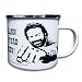 Produktbild Blechwarenfabrik Braunschweig Bud Spencer Ohne Heu kann das beste Pferd nicht furzen Becher aus Emaille Mehrfarbig 0,5L, Maße: 9cm x 9cm, EBC05