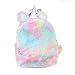 Starte Cute Plush Unicorn Backpack,Soft Rainbow Backbag Sweet Girls Daughter Gifts,Lightweight Travel School Mini Backpack for Women,Colors