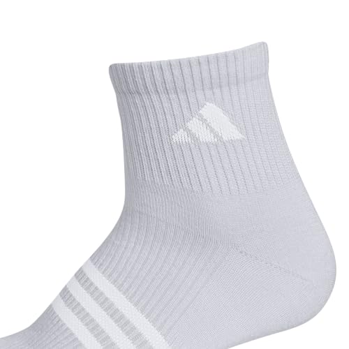 Image of adidas Unisex Kids Quarter Ankle Socks for Boys and Girls Youth (6-pack) Superlite Breathable and Lightweight Discontinued