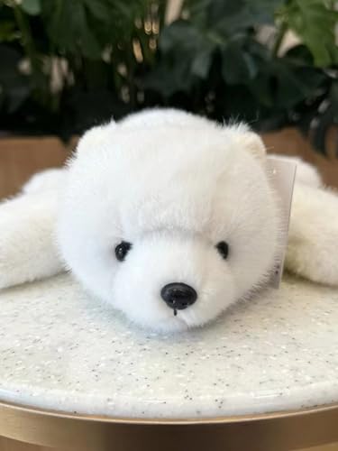 Peluche ours polaire blanc ultra douce et réconfortante de 45cm