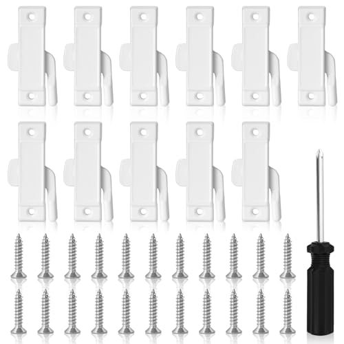 11Set Window Latch Replacement, Window Locks for Vertical and Double Hung Window，2-1/4' Mounting...
