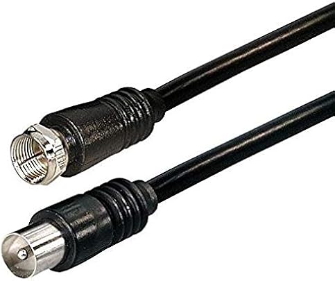 Cavo antenna 1 5 F-spina coassiale-presa  75dB 100  schermato  BZT CP  spina dritta