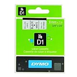 Cinta laminada DYMO Cinta de escritura-Cinta de B.9mm-L.7m Stand.black on white DYMO