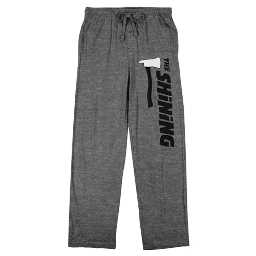 Bioworld The Shining Title and Ax Men's Heather Gray Sleep Pants