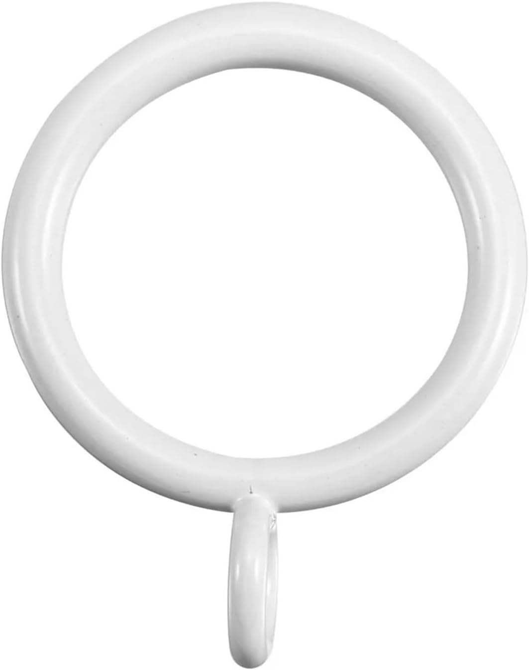 80pcs 28mm Shower Metal Drapery Curtain Rings Hanging Hooks Bath Room Tool