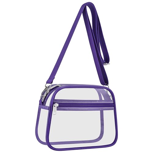 Image of USPECLARE Clear Bag for Stadium Events Clear Sports Fan Handbags Purses
