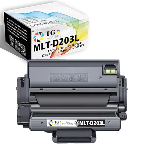 TG Imaging Compatible MLT-D203L Toner Cartridge Replacement for Samsung 203L Toner MLTD203L MLT D203L for Xpress M3370FD M3870FW M4070FR M3320ND M3820DW M4020ND Printer (5,000 Pages High Yield,1 Pack)