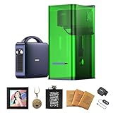 GWEIKE G3 Ultra 60W MOPA & 40W Diode Dual Laser Engraver, 100+ Color Metal Engraving, 16MP Smart Camera, 15,000mm/s Fast Fiber Laser Cutter and 3D Engraver Machine for Jewelry, Metal, Wood, Acrylic