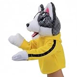 Kung Fu Husky Punching Puppet – Interactive Boxing Hand Puppet Toy for Kids, Sound Effects & Movable Arms, Fun Parent-Child Play Gift for Boys and Girls