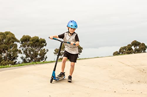 Sullivan Antic Pro Scooter for Teens | Premium Quality Trick Scooter Having Lightweight Deck and Alloy Core Wheels with ABEC-7 Bearings | Freestyle BMX Stunt Scooter for Adults (Blue/Black/Silver)