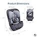 Maxi-COSI Pria All-in-One Convertible Car Seat, Infant to Toddler Car Seat, Easy-Install Harness, Machine-Washable Cover, 5-100 lbs, Sea Salt