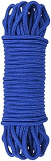 Hileyu 30M Multi-functional Nylon Rope ropes and cords 6MM Nylon Rope Cord String Hanging Cord String, Traction Tying Rope for Camping Outdoor Activities Garden Bundling Garage Clothesline