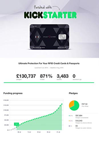 Vaultcard - Rfid Blocking & Jamming Credit & Debit Card Protection For Your Wallet And Passport/Nfc Jamming Card, Protects Several Cards At The Same Time #TOP2