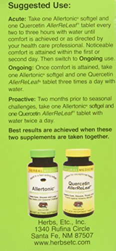 Allergy Releaf System - 60 Softgels + 60 Tablets #TOP3