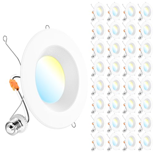 Sunco 32 Pack 6 Inch LED Recessed Light, Retrofit Downlight