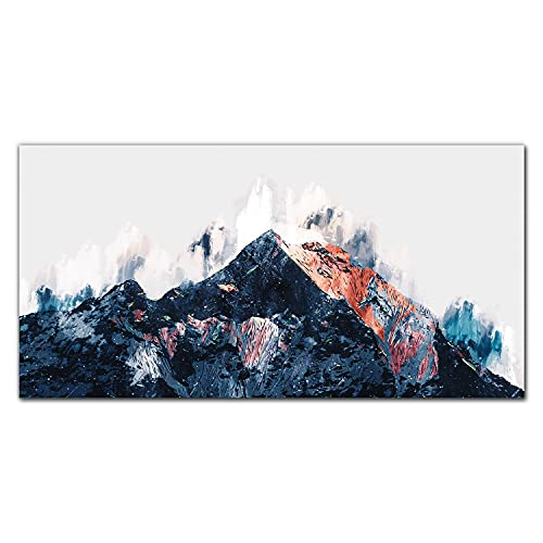 Verre trempé décoration murale montagne pour effacer les murs vides