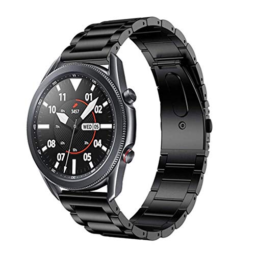 FOUUA Edelstahlarmband für Uhr,18/19/20/22/24mm Armband Metall Uhrenarmbänder mit Schnellverschluss geeignet für Damen&Herren Cover