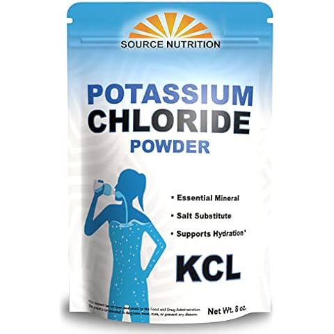 Source Nutrition Potassium Chloride Powder - KCL Supplement (8 oz.) Cover
