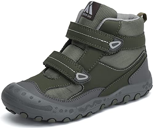 Botas De Senderismo Mishansha Para Niños - Velcro Y Suela Antideslizante (Talla 28)