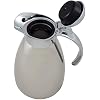 Helios Brilliant Stainless Steel Vacuum Jug 1 Litre, Metallic