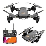 [HD Pictures, Videos and FPV Function] The foldable mini drone with 1080P HD camera that takes high quality videos and clear aerial photos. You can watch a live video in your smartphone for a beautiful landscape via real-time WiFi transmission.