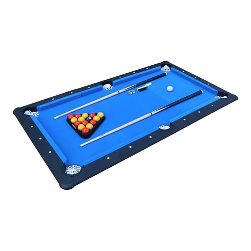 SOKKER - Billard Américain avec Accessoires – Version Plateau Nomade Compacte, Transport &...