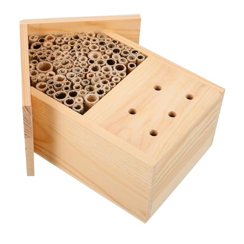 LOORGVEL Bienenhaus für Wildbienen OO047QN93J155915JYX