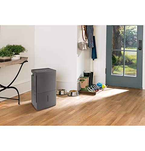 GE Energy Star Portable Dehumidifier 50 Pint with Pump, Perfect for Bedroom, Basement & Garage, Ideal for High Humidity Areas, Built-in Pump Eliminates Need to Check Water Levels, Grey by GE - Image 3