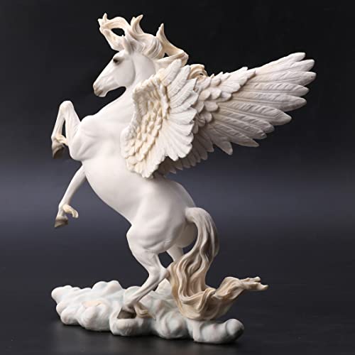 Escultura de resina Veronese Design Pegaso alzado 11in miniatura 5