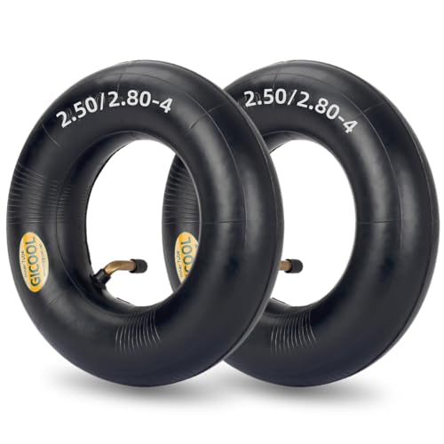 GICOOL 2.80/2.50-4 Inner Tubes, 2 Pack with TR87 Valve Stem, Heavy-Duty Inner Tubes, Replacement Tub - //coolthings.us