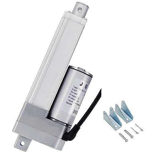 4 inch stroke 12v linear actuator with mounting bracket