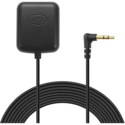 Car Dash Cam GPS Waterproof Hidden Adhesive Mount 3.5mm Plug GPS Tracker Receiver Cover