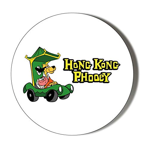 Gift Insanity Multi Hong Kong Fuey In Green Car White Background 6 X 70Mm Vinyl Stickers (Pack Of 6)
