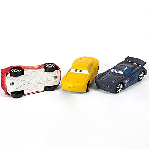 12 Pcs Mini Racers Cars Miniature Car Figurine Toys For Car Cake Toppers Cupcake Decorations Party Stocking Stuffers #TOP2