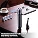 GERY Nose Hair Trimmer for Men & Women, 2 in 1 Eyebrow Trimmer with Dual Replaceable Heads, Nasal Hair Cutter, Painless Multifunctional Clipper, Facial Cleansing & Skin Care Kit, USB Rechargeable
