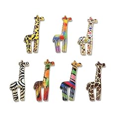 35pcs-Giraffe Charms-33x17x1.5mm