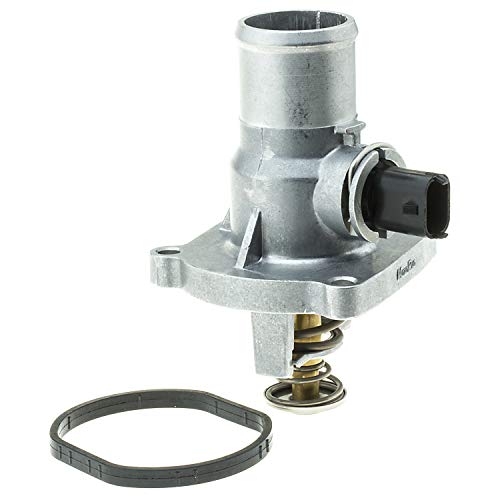MotoRad 725-221 Engine Coolant Thermostat Housing - Chevrolet Sonic (12-18) Cruze (10-15) Aveo (09-11) Cruze Limited (16) Aveo5 (09-11) Trax (13-20), Pontiac G3 (09-10) G3 Wave (09)