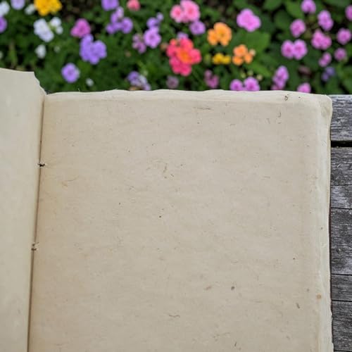 Journal vintage en papier Lokta népalais cadeau artisanal authentique