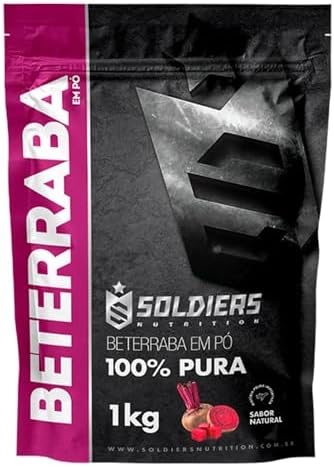 Beterraba Em Pó 1Kg - 100% Pura - Soldiers Nutrition