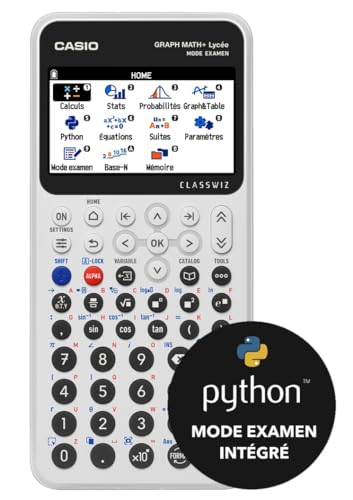 CASIO Graph Math+ Calculatrice Graphique pour simplifier l'apprentissage des maths