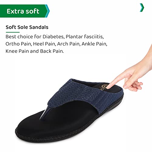 Image of ORTHO JOY womens Ortho Joy Extra-soft Fancy Doctor Slippers for Women Slipper