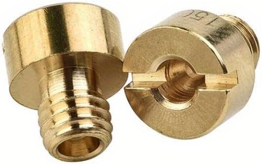 16pcs Carburetor Main Jet 90 92 95 100 105 108-150 Compatible With OKO CVK Automotive Motorcycle Parts For Part Number Motoforce Carburetor Injector Nozzle