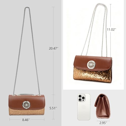 Image of Shoulder Bag for Women, Faux Leather Women's Shoulder Handbags, Fashionable Tote Purses for Women