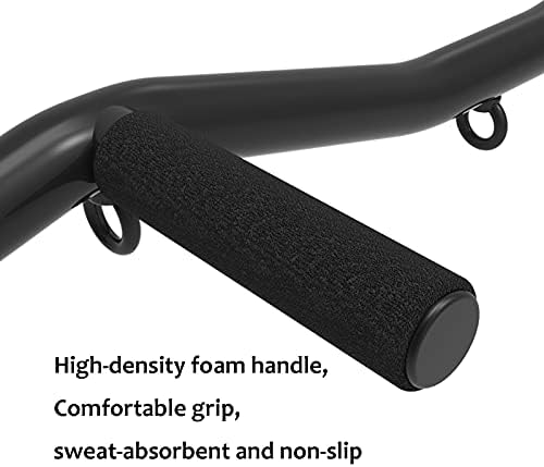 Wall-Mounted Fitness Horizontal Bar, Strength Training Pull-up Bar, Home Indoor and Outdoor Sports Equipment for Men and Women, Safe and Multifunctional (Stainless Steel Style1)