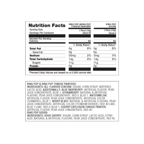 image for Ring Pop Lollipops - Bulk Candy Individually Wrapped Suckers Variety P