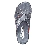 Rieker Mężczyźni 21099 Pantofle, niebieski, 43 EU